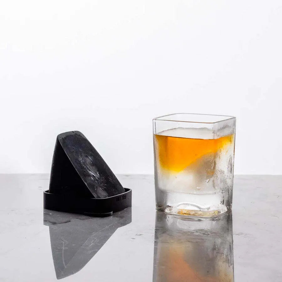 WHISKEY WEDGE GLASS SINGLE-Glassware-CORKCICLE-Coriander