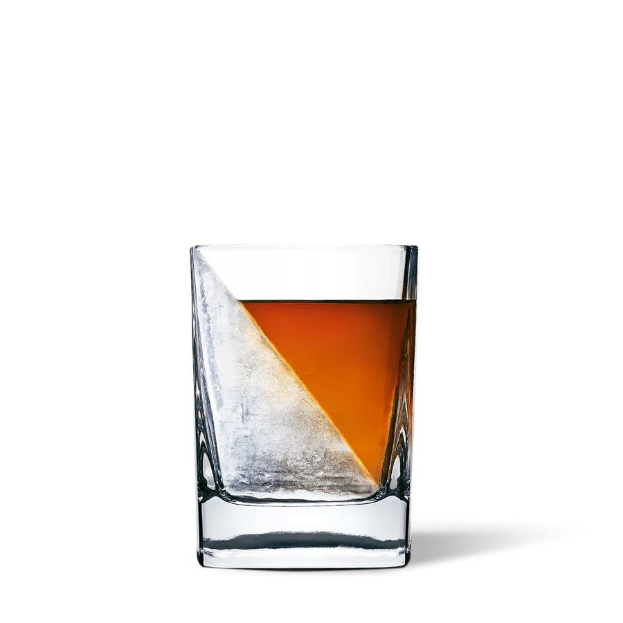 WHISKEY WEDGE GLASS SINGLE-Glassware-CORKCICLE-Coriander