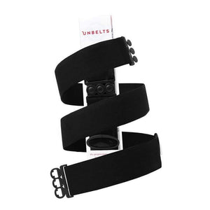 WOMEN'S BELT | CLASSIC UNBELT-Belt-UNBELTS-BLACK W- BLACK-Coriander