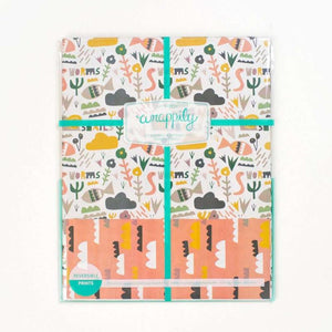 WORMS WRAPPING PAPER-Books & Stationery-WRAPPILY-Coriander