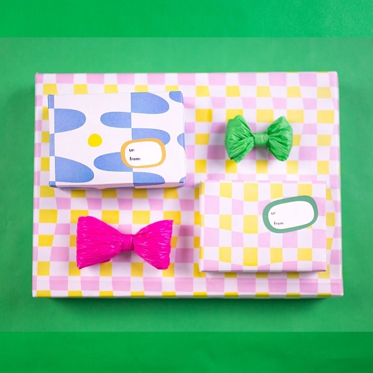 WRAPPING PAPER | DOT WAVE-Books & Stationery-WRAPPILY-Coriander